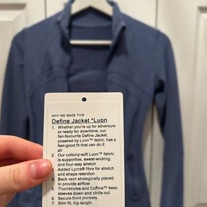 Define Jacket Luon Lululemon